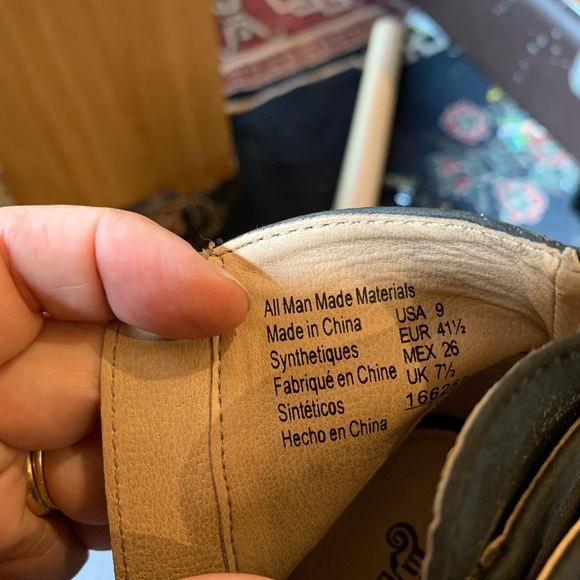 Comfortable Black Peep-Toe Ankle Boots Y2K Motto Biker Grunge 90’s Sexy Size 9 - Picture 4 of 5